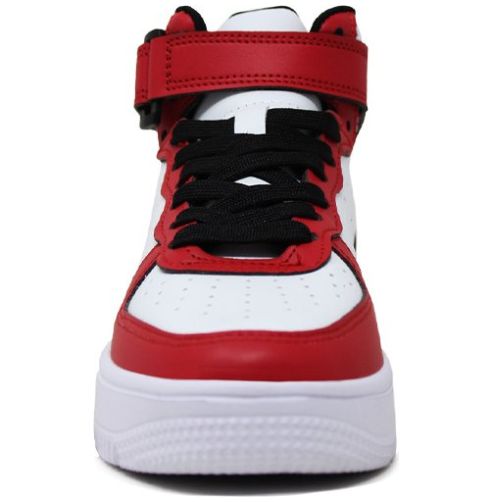 Tenis Bota Court Agujeta 18-21 Rojo