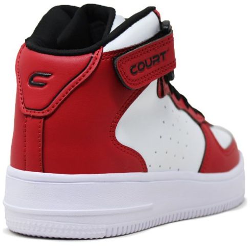 Tenis Bota Court Agujeta 18-21 Rojo