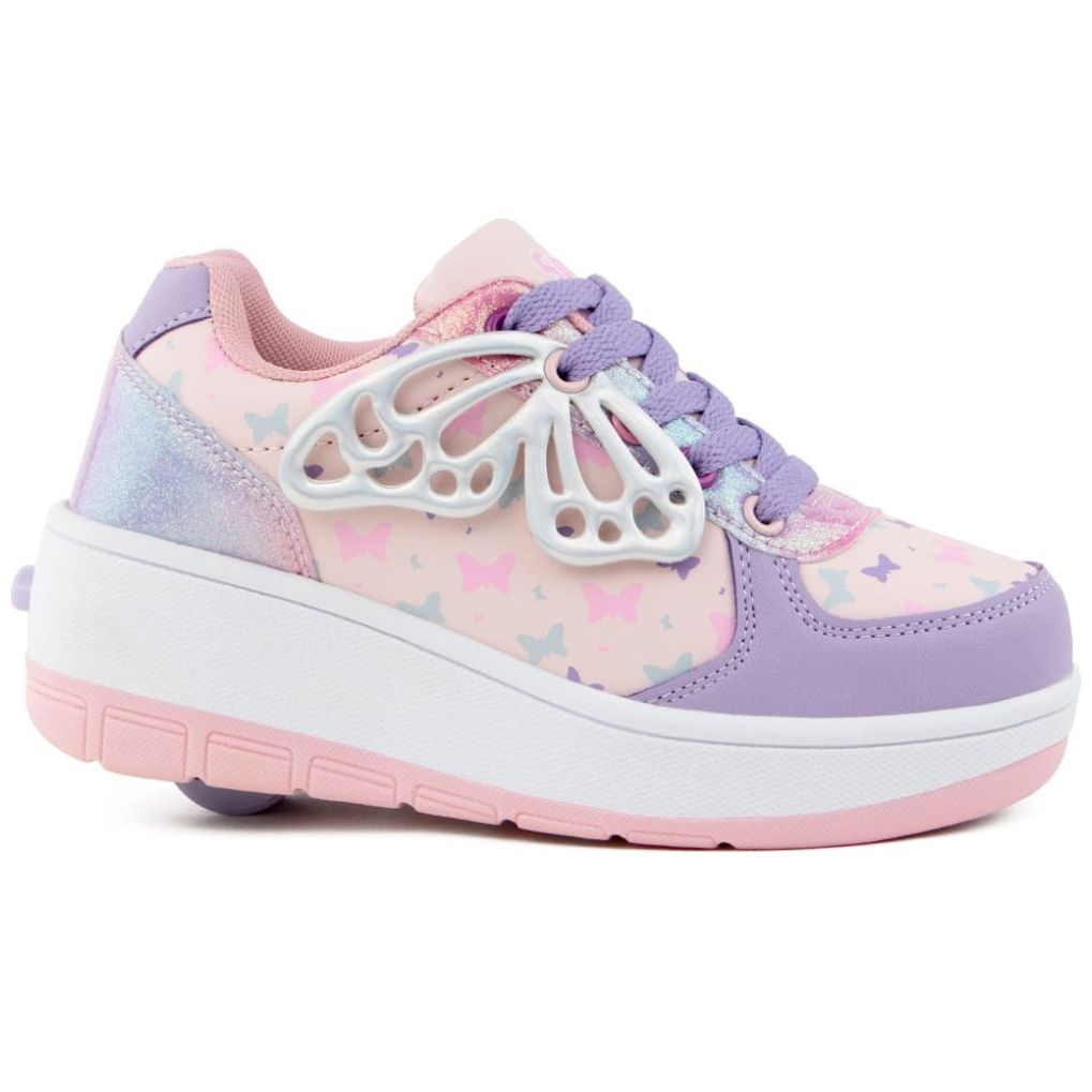 Tenis Personajes Patín Mariposa 18-22 Colores