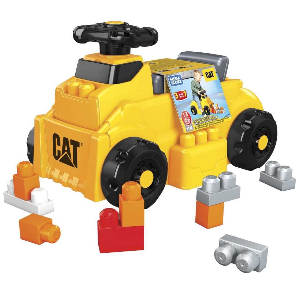 Mega Bloks Cat® Ride-On Construye y Pasea Juguete para Armar