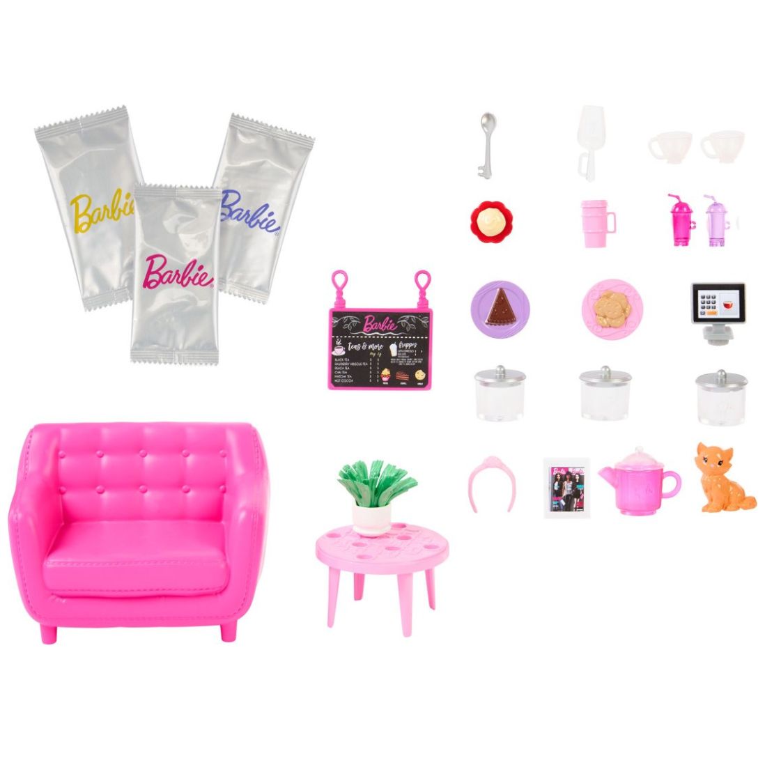 Barbie Fashion & Beauty Set de Juego Tienda de Té