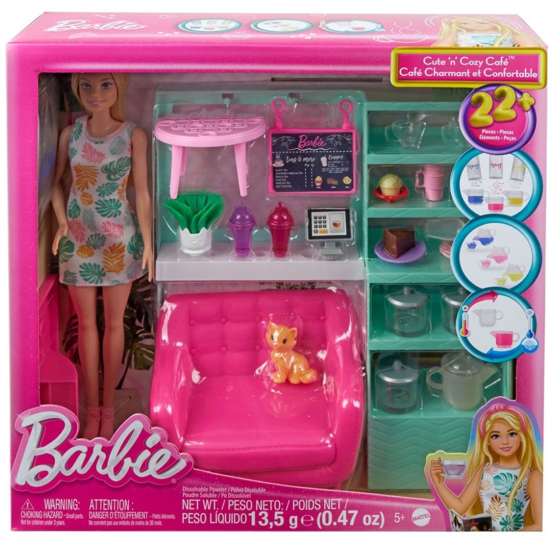 Barbie Fashion & Beauty Set de Juego Tienda de Té