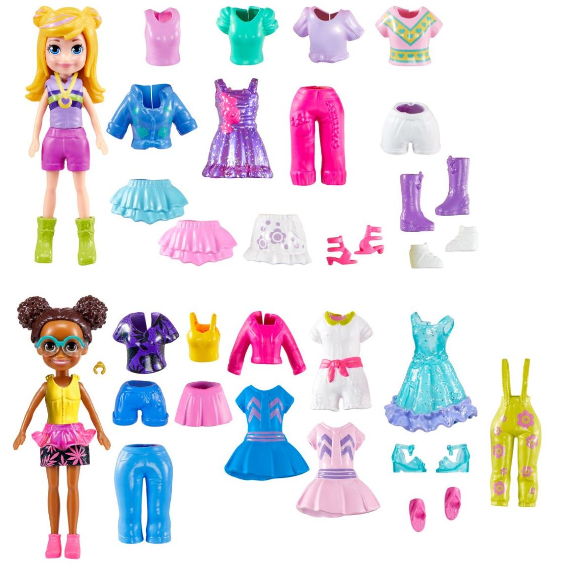 Polly Pocket Accesorios Súper Paquete de Modas Bahía Mágica