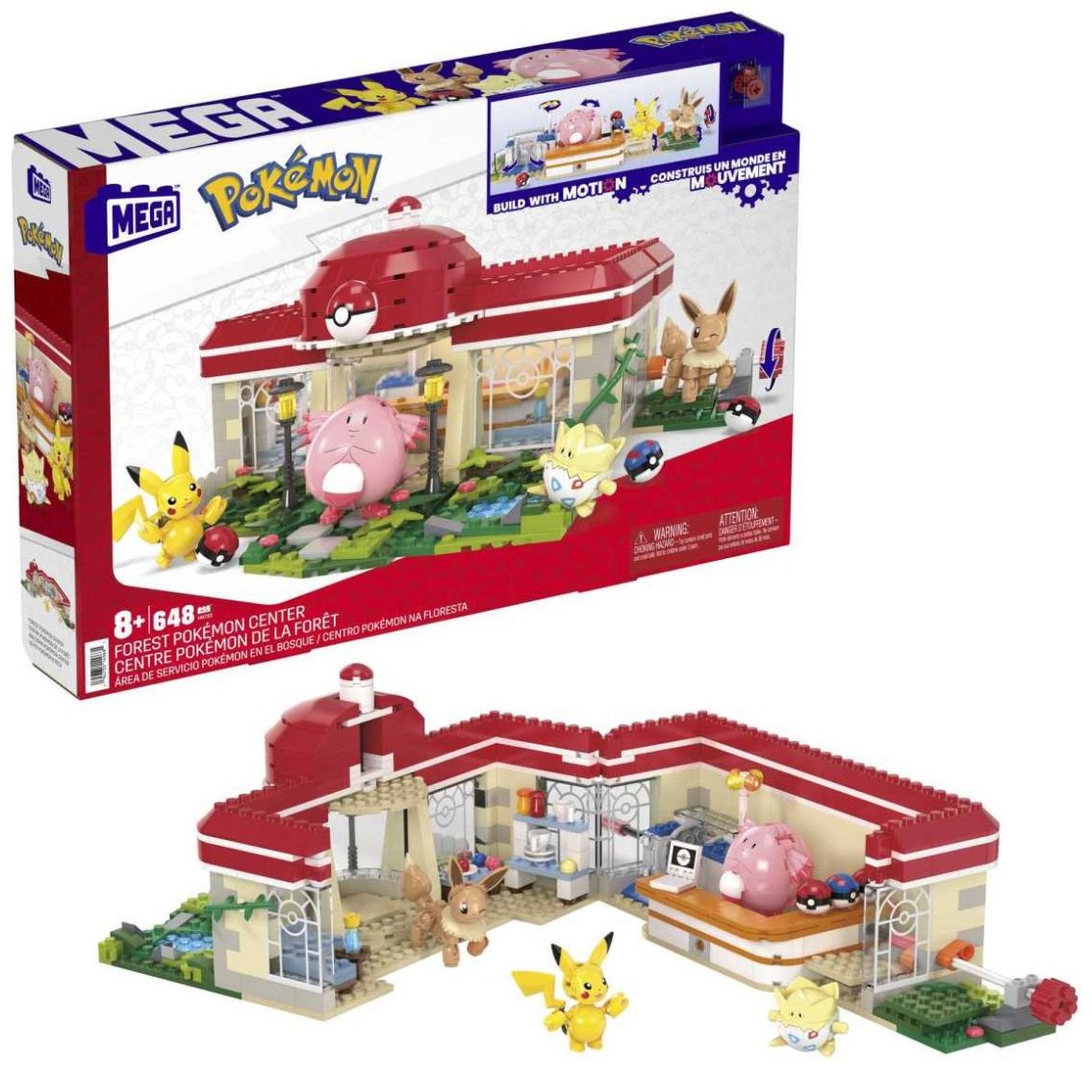 Mega Pokémon Juguete de Construcción Pokémon Center Bosque