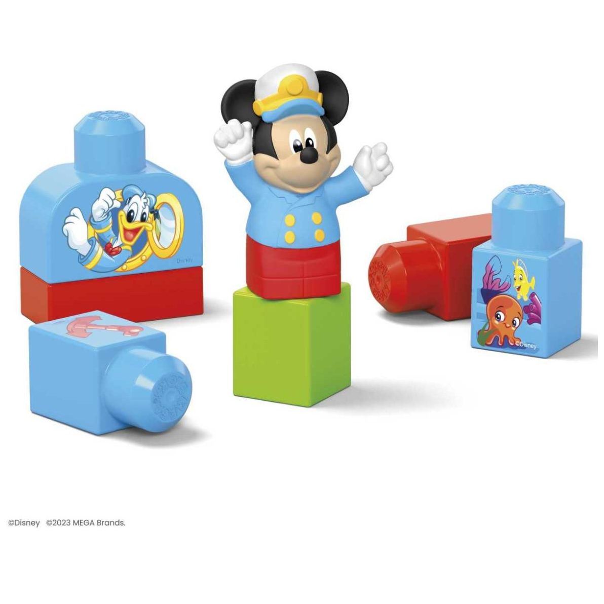 Mega Bloks Disney Juguete Construcción Clásico Bote Mickey