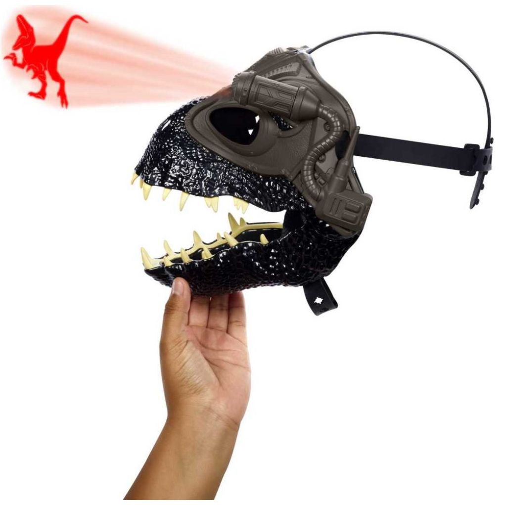 Jurassic World Dinosaurio Máscara Indoraptor Rastrea y Ruge