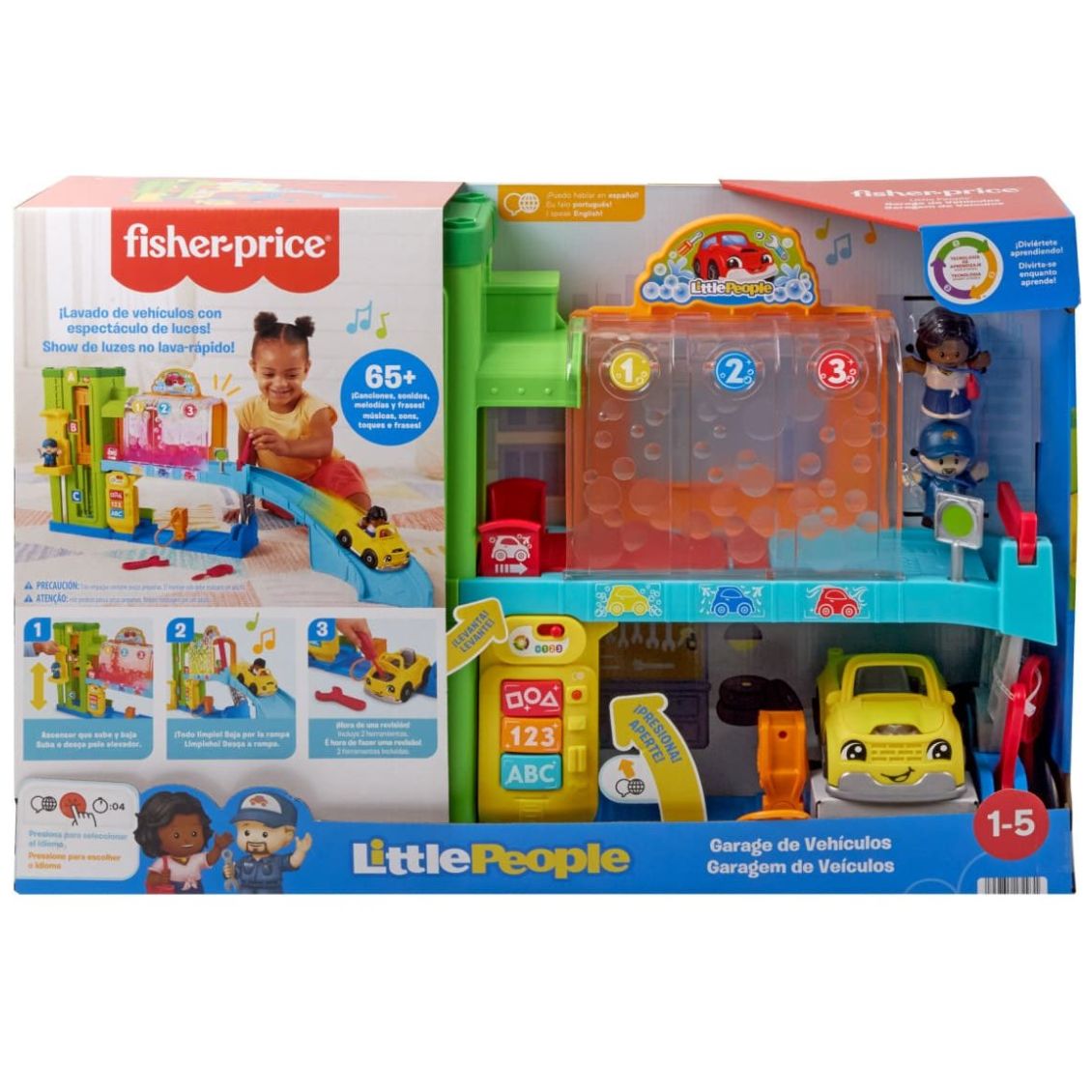 Fisher-Price Little People Set de Juego Garage de Vehículos