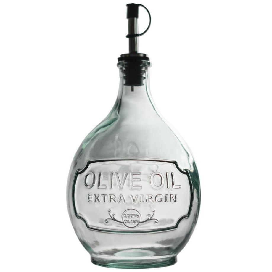 Botella para Aceite Transparente con Vertedero 1L San Miguel