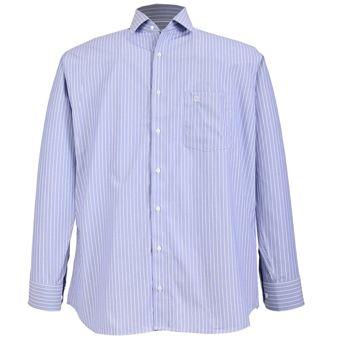 Camisa Pierre Cardin Manga Larga Rayas Azul para Hombre
