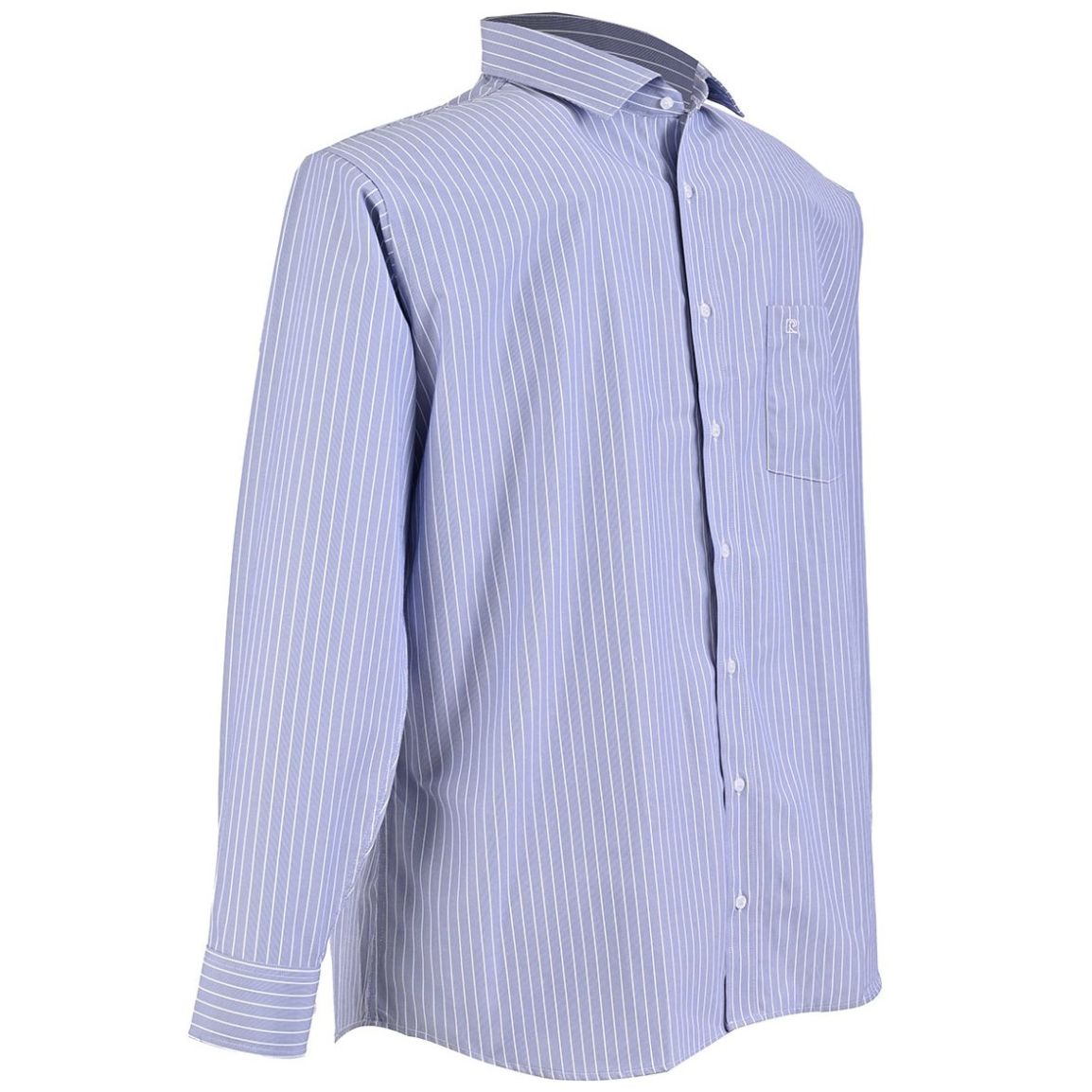 Camisa Pierre Cardin Manga Larga Rayas Azul para Hombre