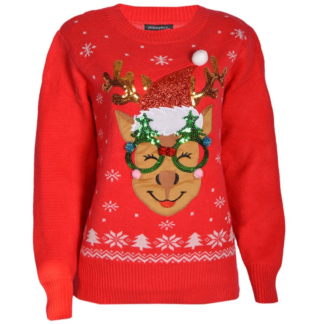 Suéter Navidad Reno para Mujer Junior Philosophy