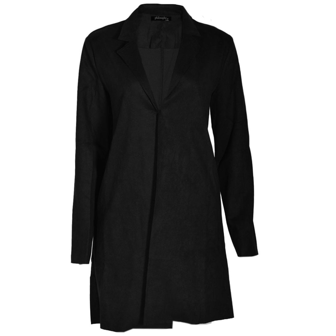 Saco Largo Abierto, Liso para Mujer Philosophy