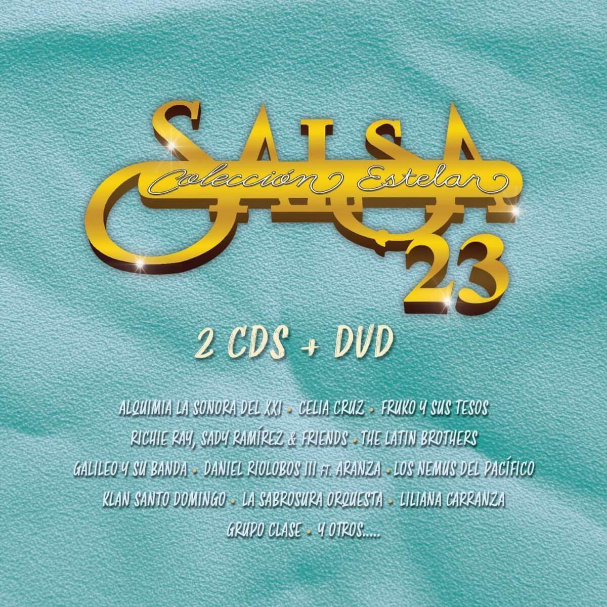2 Cds + Dvd Varios Salsa Colección Estelar 23
