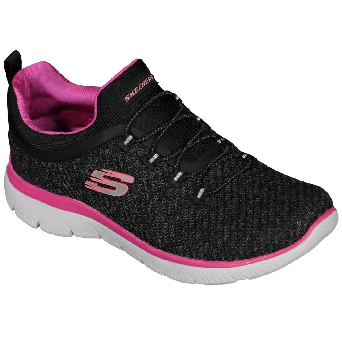 Tenis Slip On Dama Negro Skechers