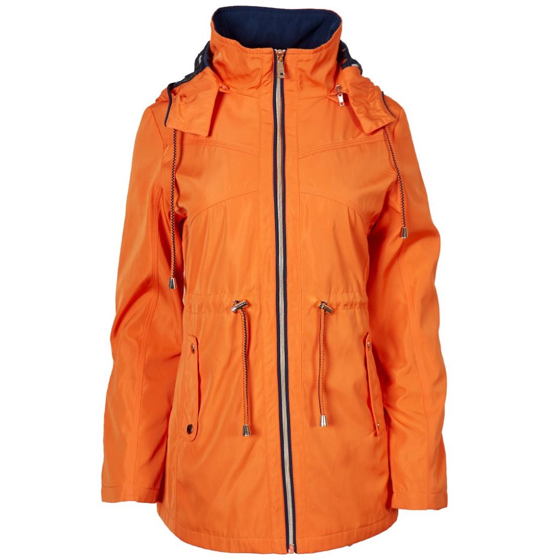 Cazadora Naranja Cuello Alto Ann Miller para Mujer