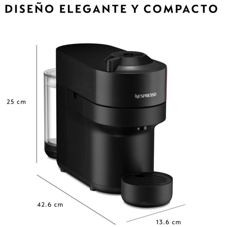 Cafetera Nespresso Vertuo Pop Black