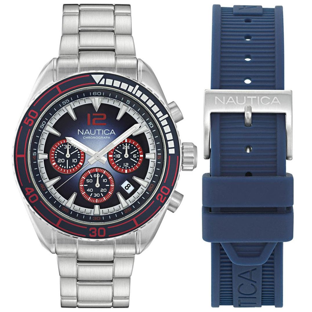 Set de Reloj para Hombre Nautica Napkbf302