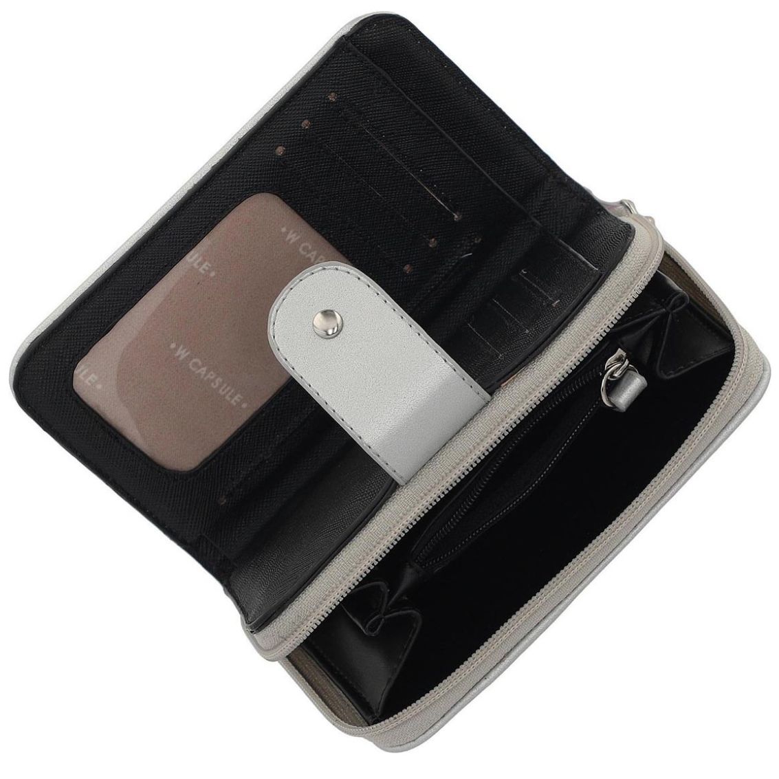 Cartera Bi-Fold Plata W Capsule