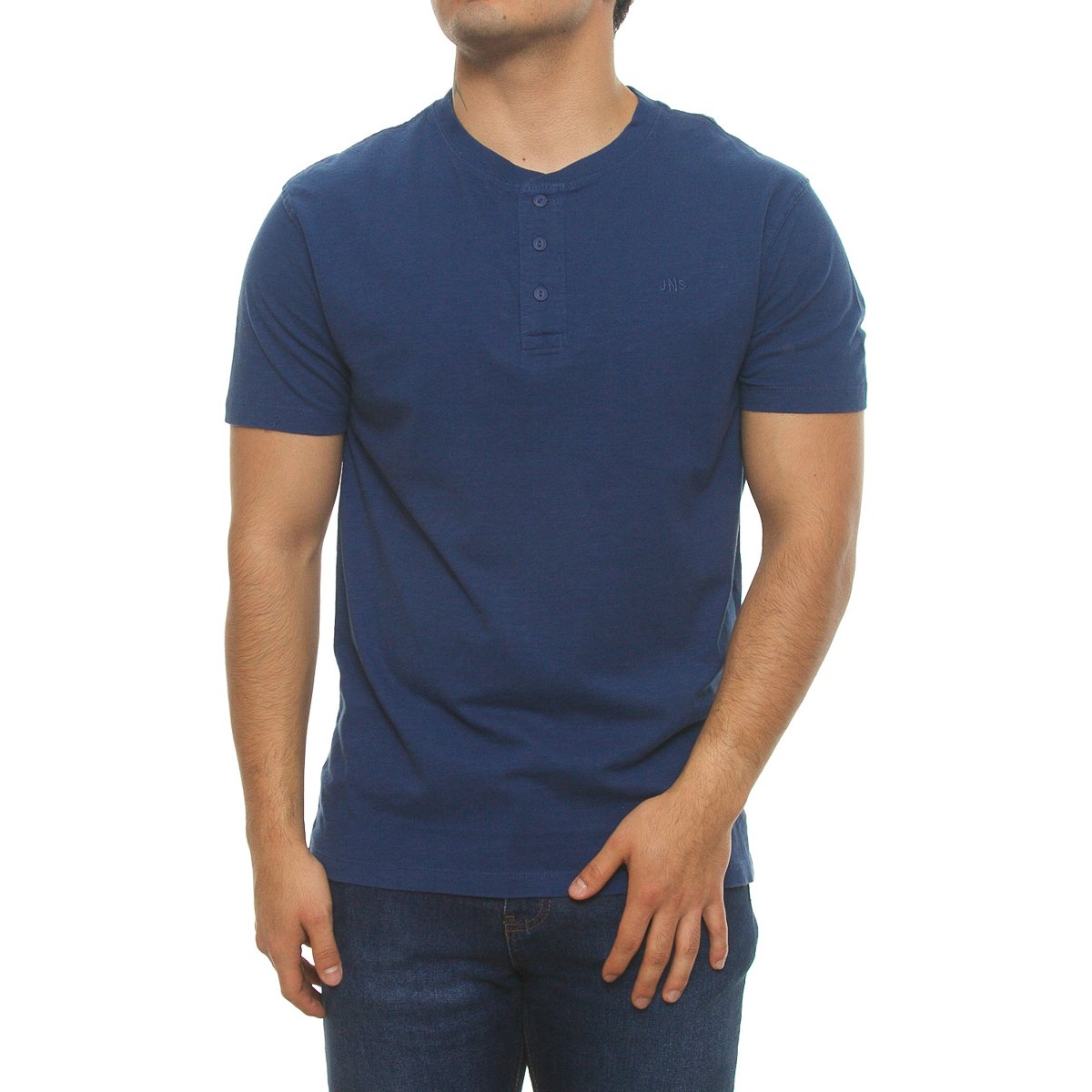 Playera best sale henley hombre