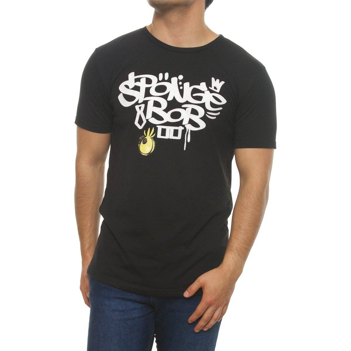 Playera Manga Corta para Hombre Bob Esponja