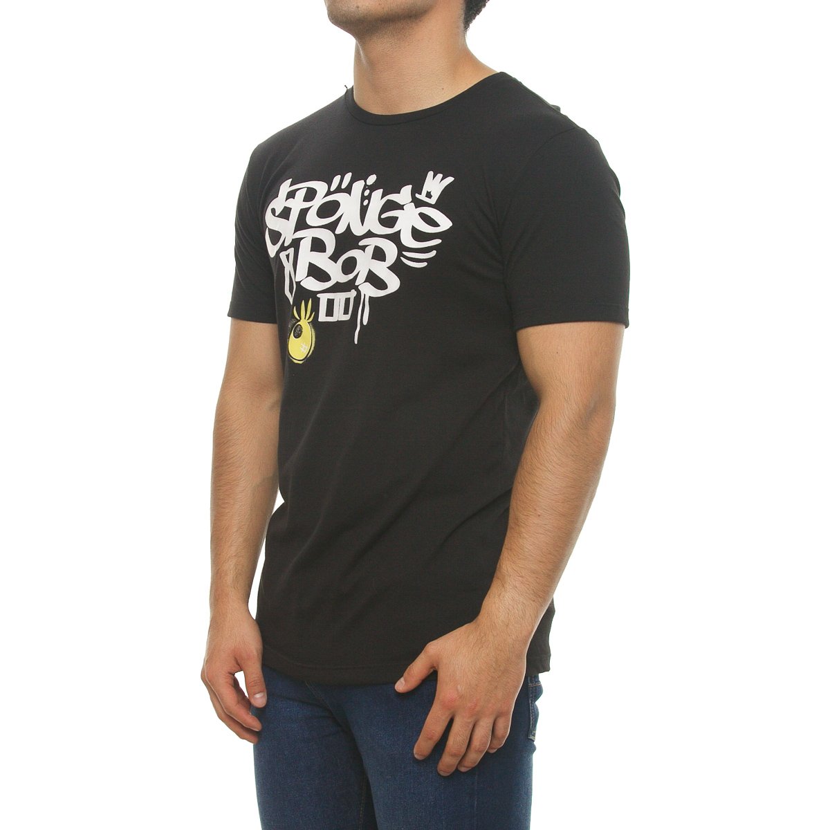 Playera Manga Corta para Hombre Bob Esponja