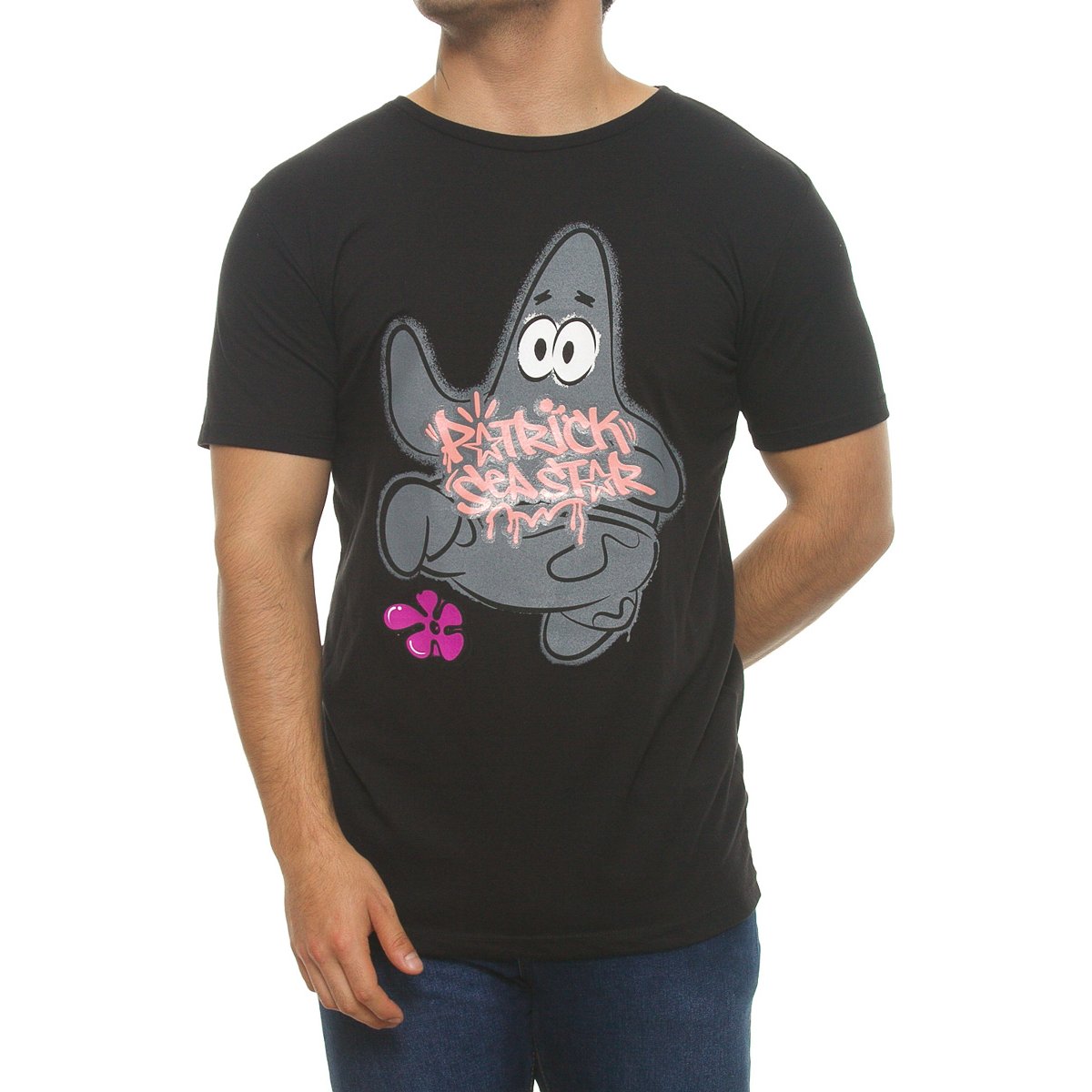 Playera Manga Corta para Hombre Bob Esponja