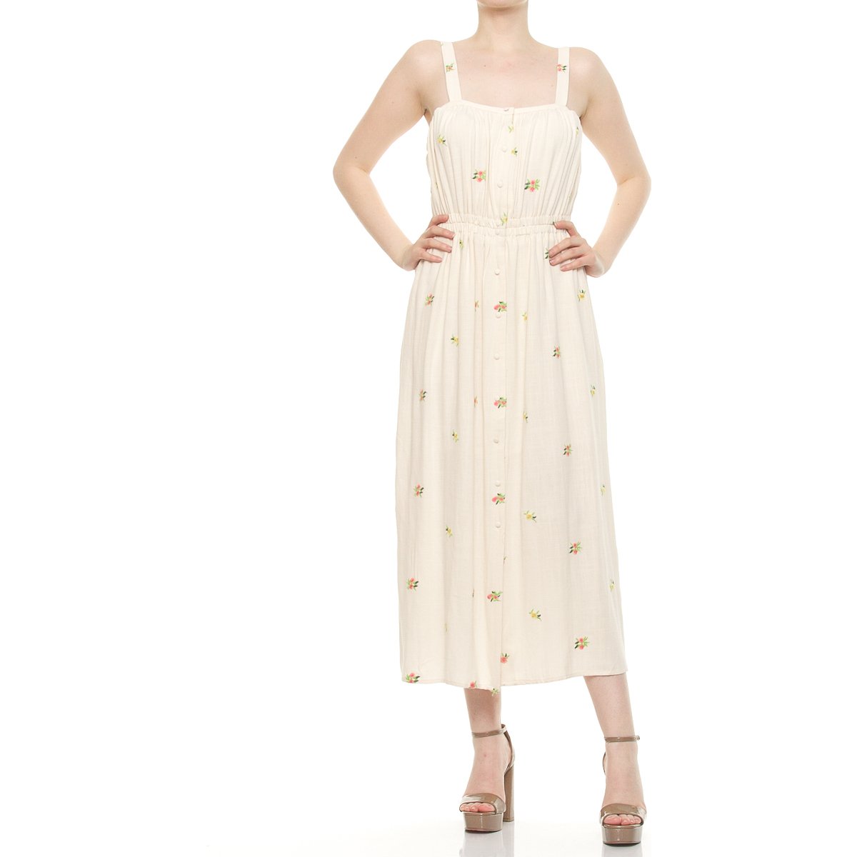 Vestido Midi Tirantes para Dama Dex