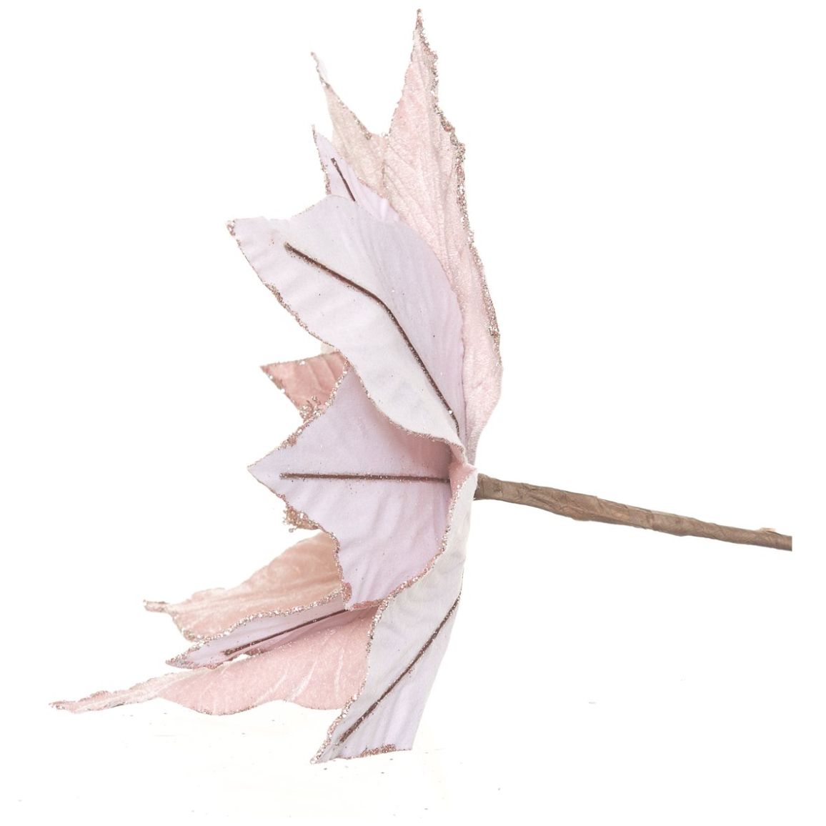 Flor de Nochebuena Color Rosa 75Cm