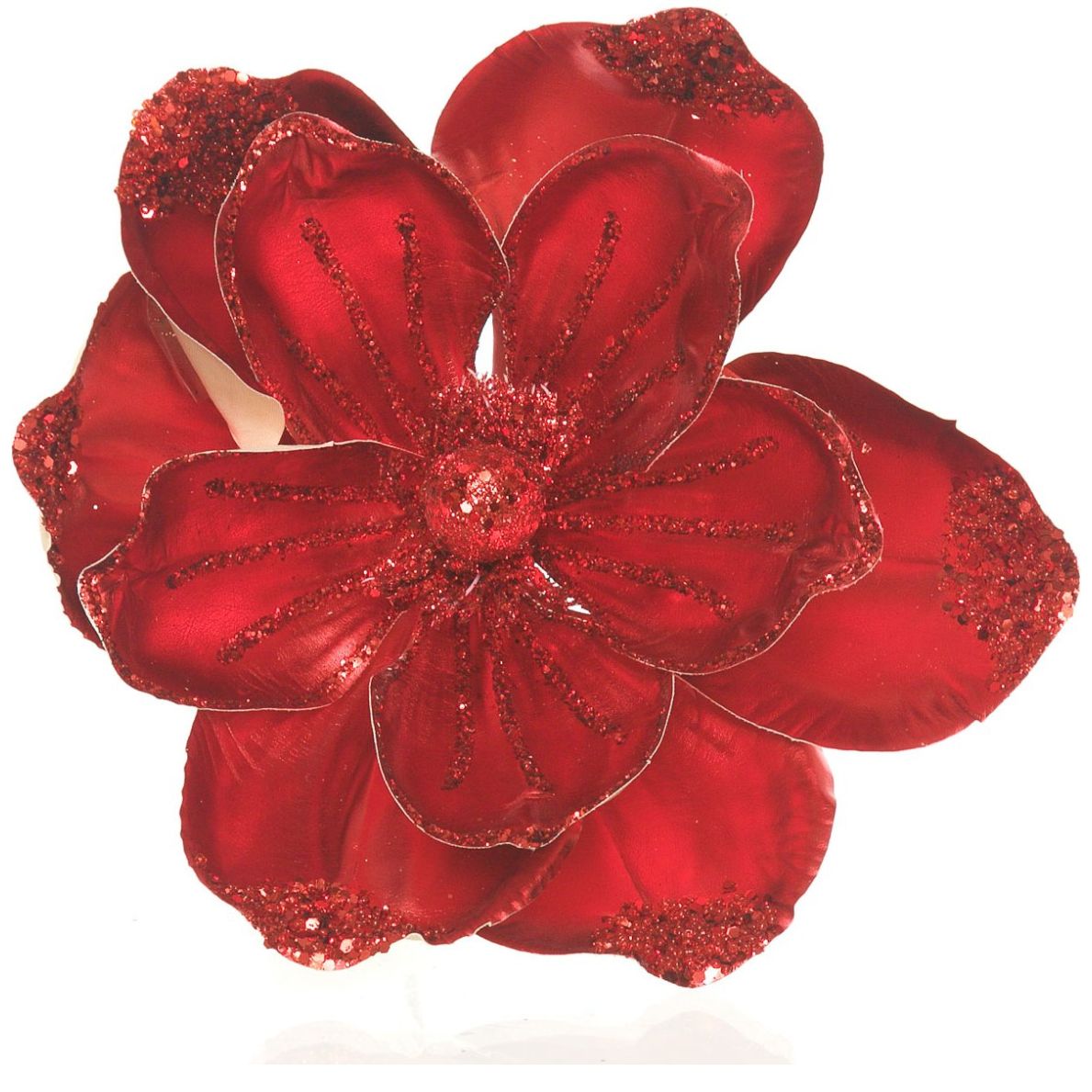 Flor de Magnolia Color Rojo