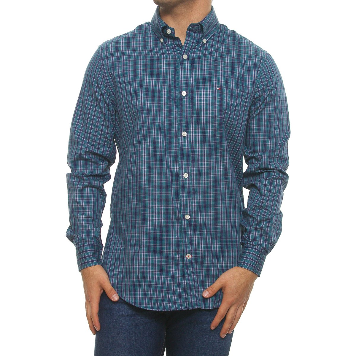 Camisa Slim Fit para Hombre Tommy Hilfiger