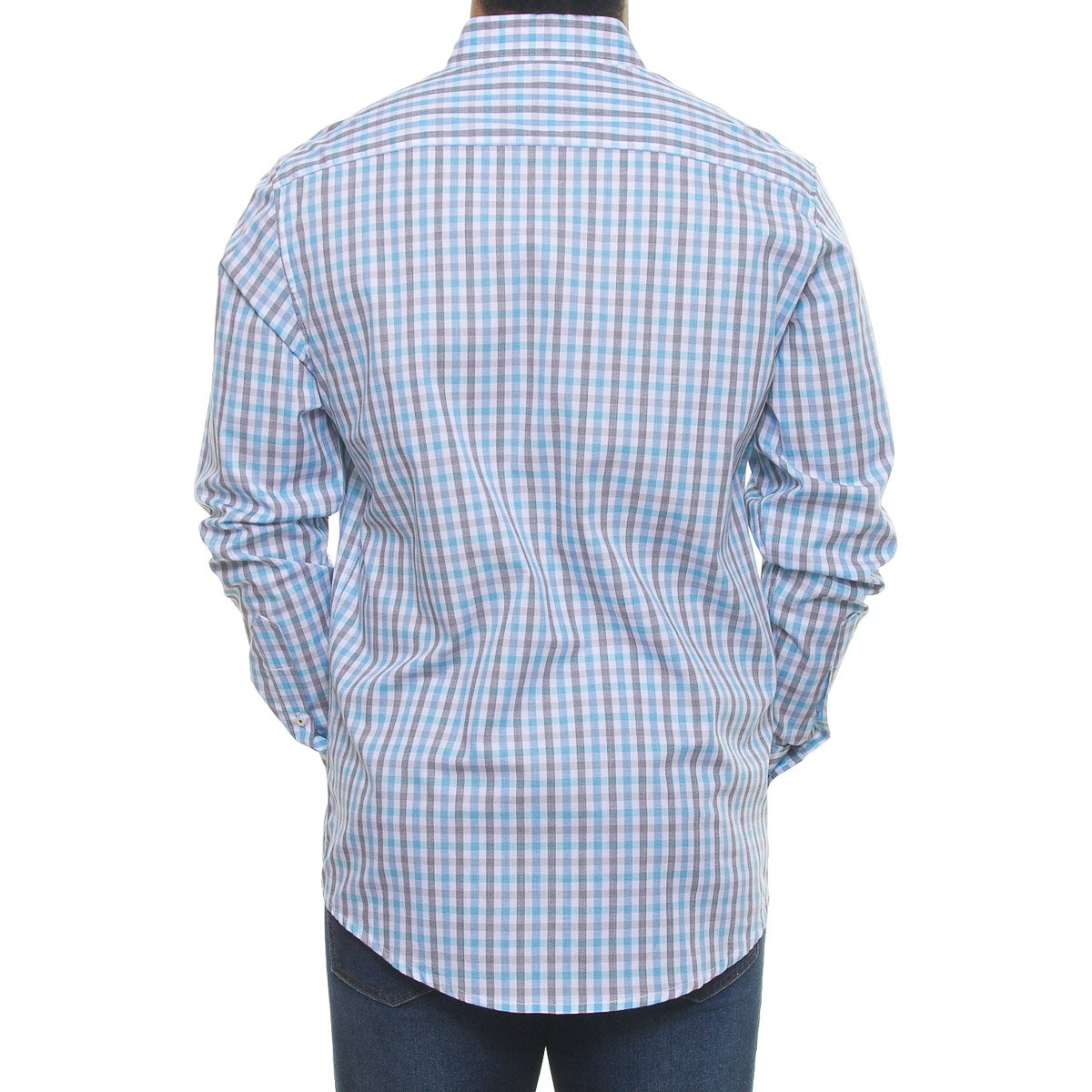 Camisa Cuadros Azul para Hombre Polo Club