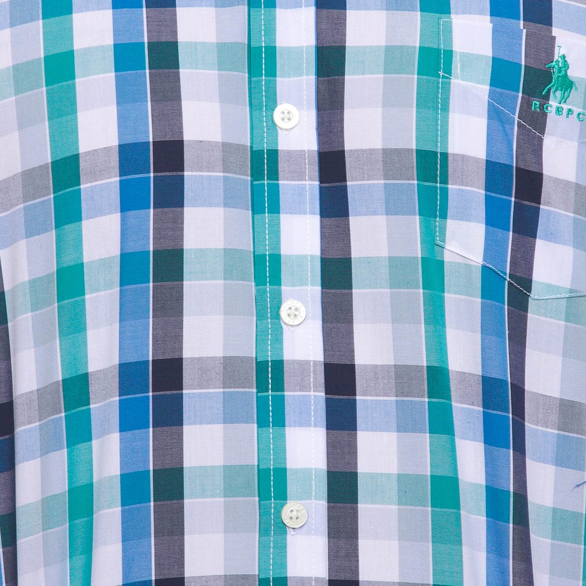 Camisa Cuadros Verde para Hombre Polo Club