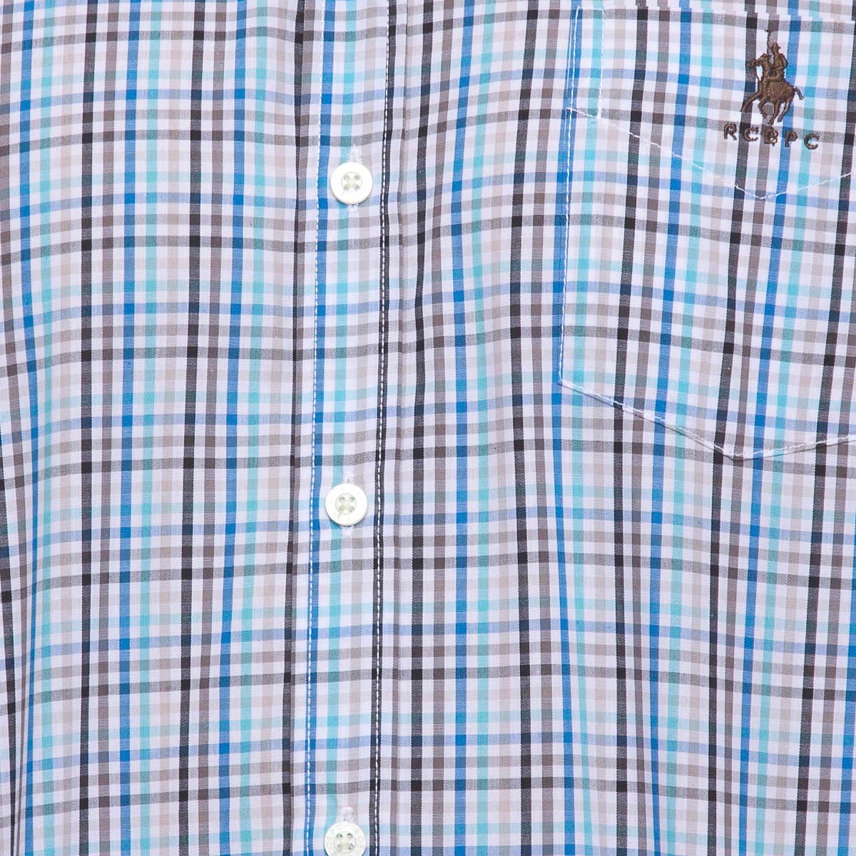 Camisa Cuadros Azul para Hombre Polo Club