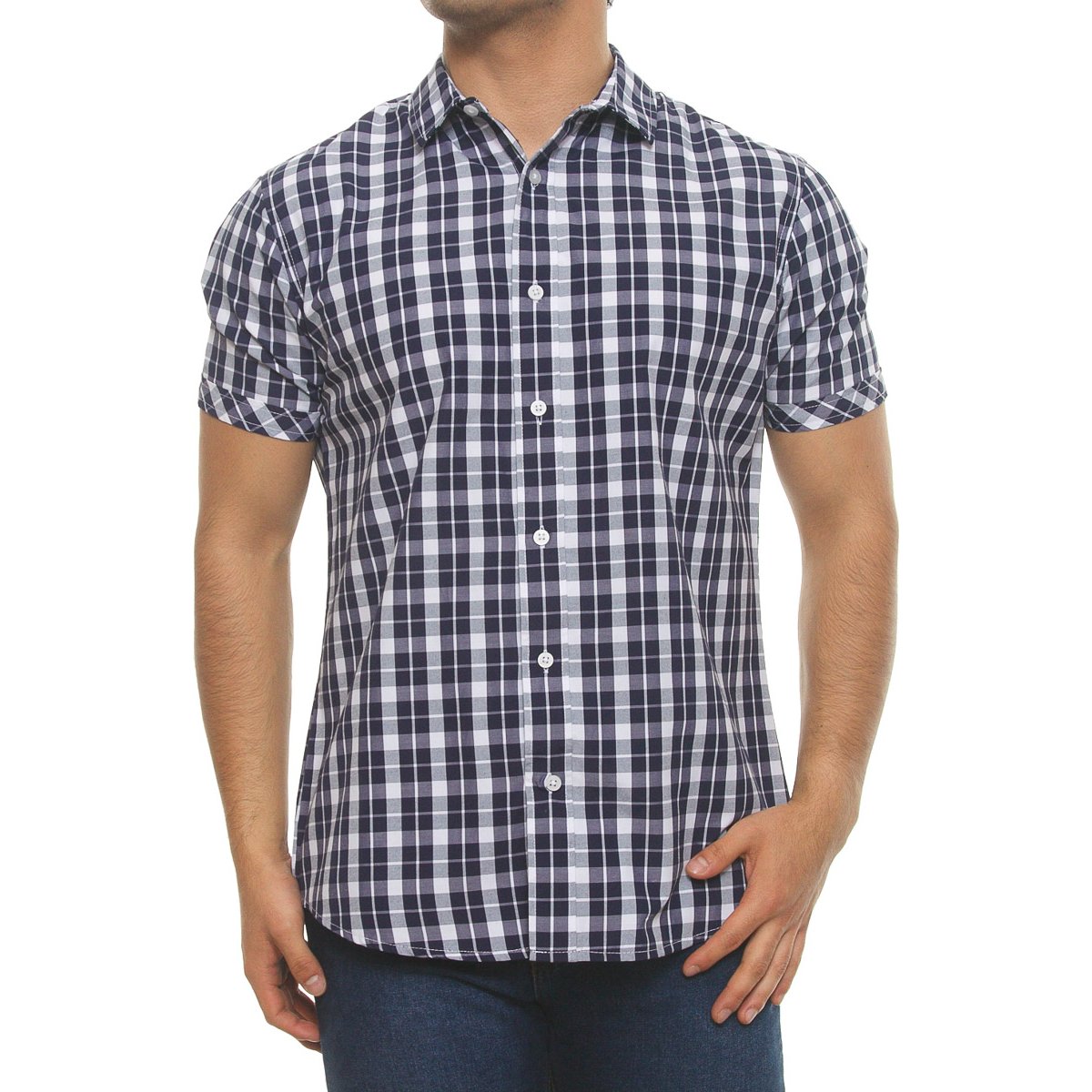 Camisa Manga Corta Slim para Hombre Yale