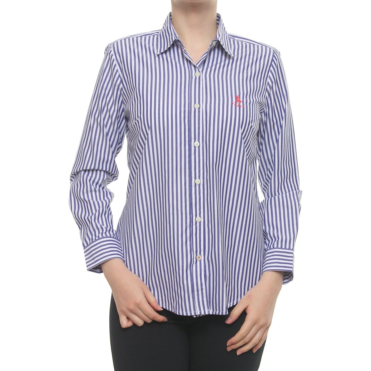 Blusa Cuello Mao Royal Polo Club para Mujer