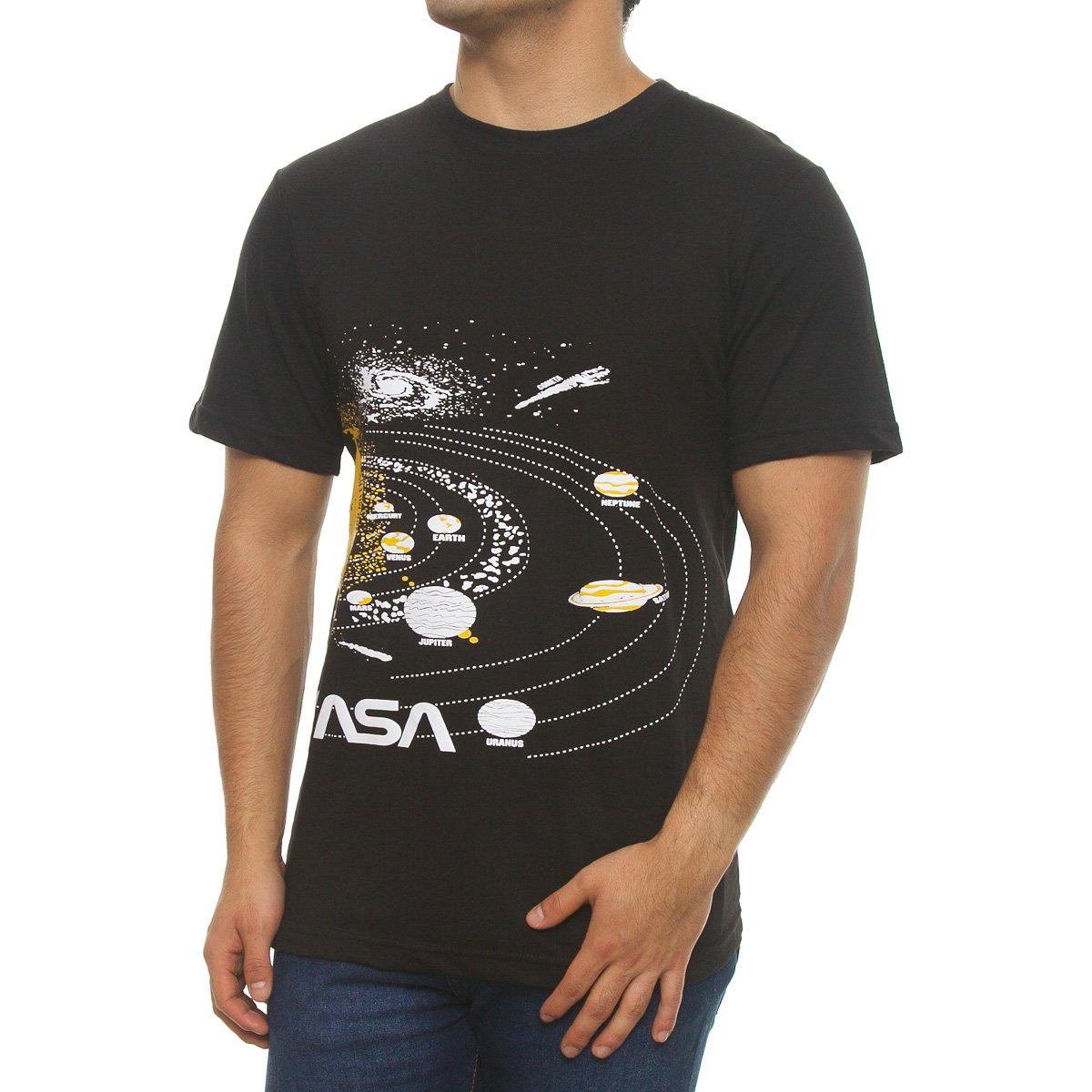 Playera Manga Corta para Hombre Nasa