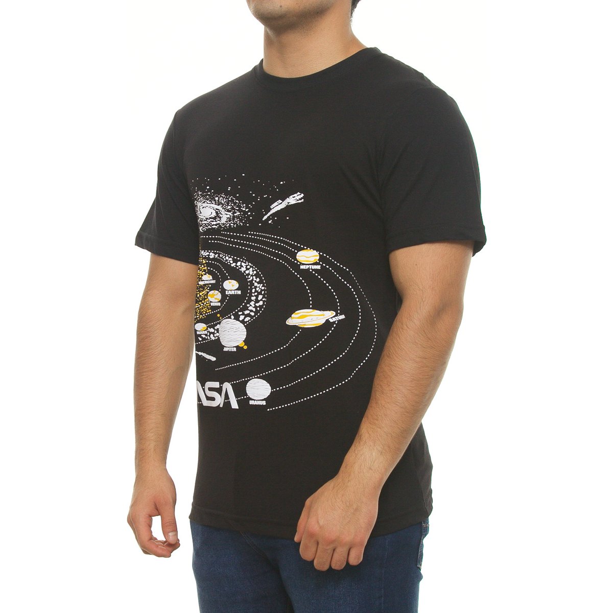 Playera Manga Corta para Hombre Nasa