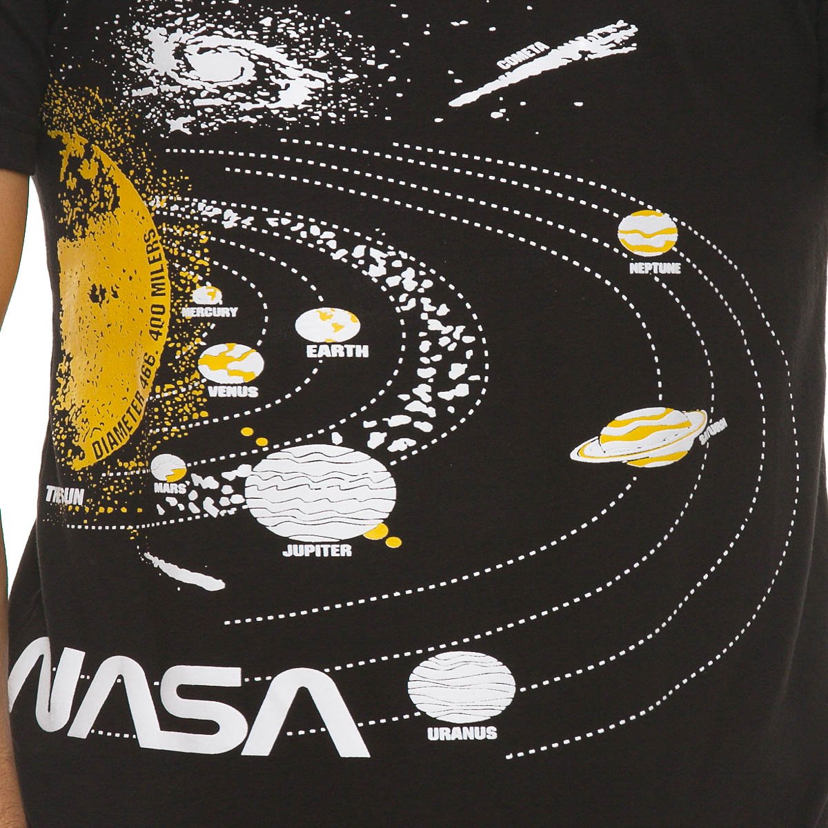 Playera Manga Corta para Hombre Nasa