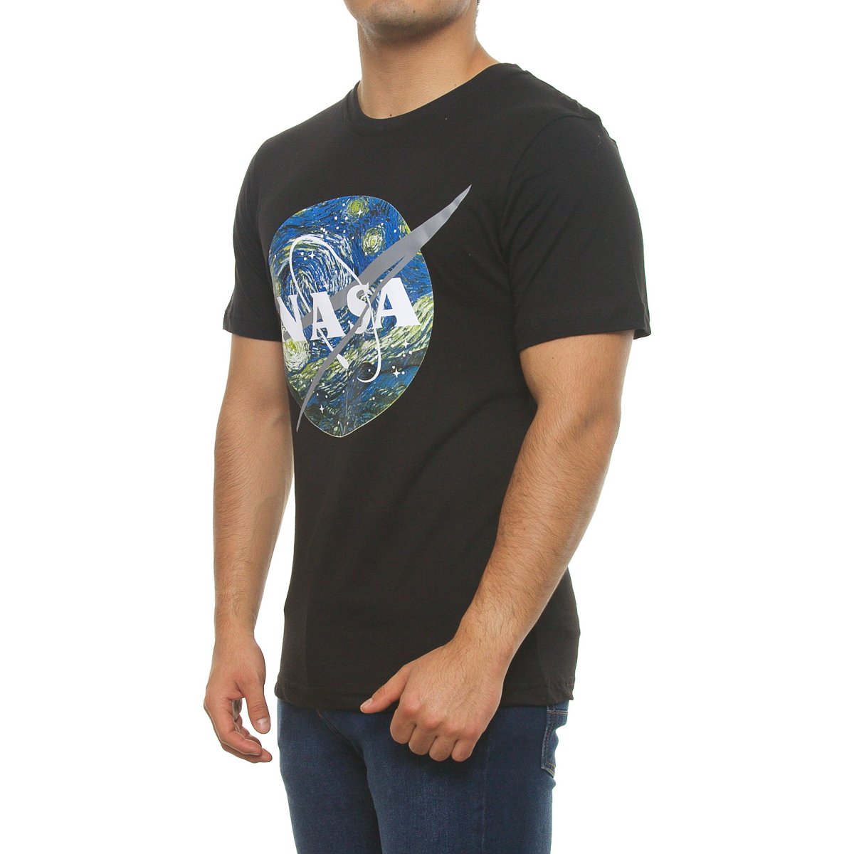 Playera Manga Corta para Hombre Nasa