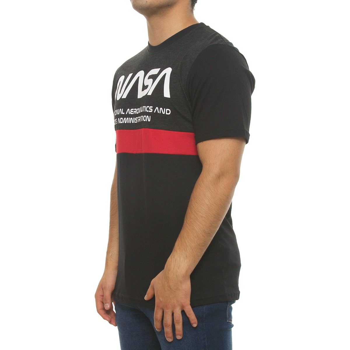 Playera Manga Corta para Hombre Nasa