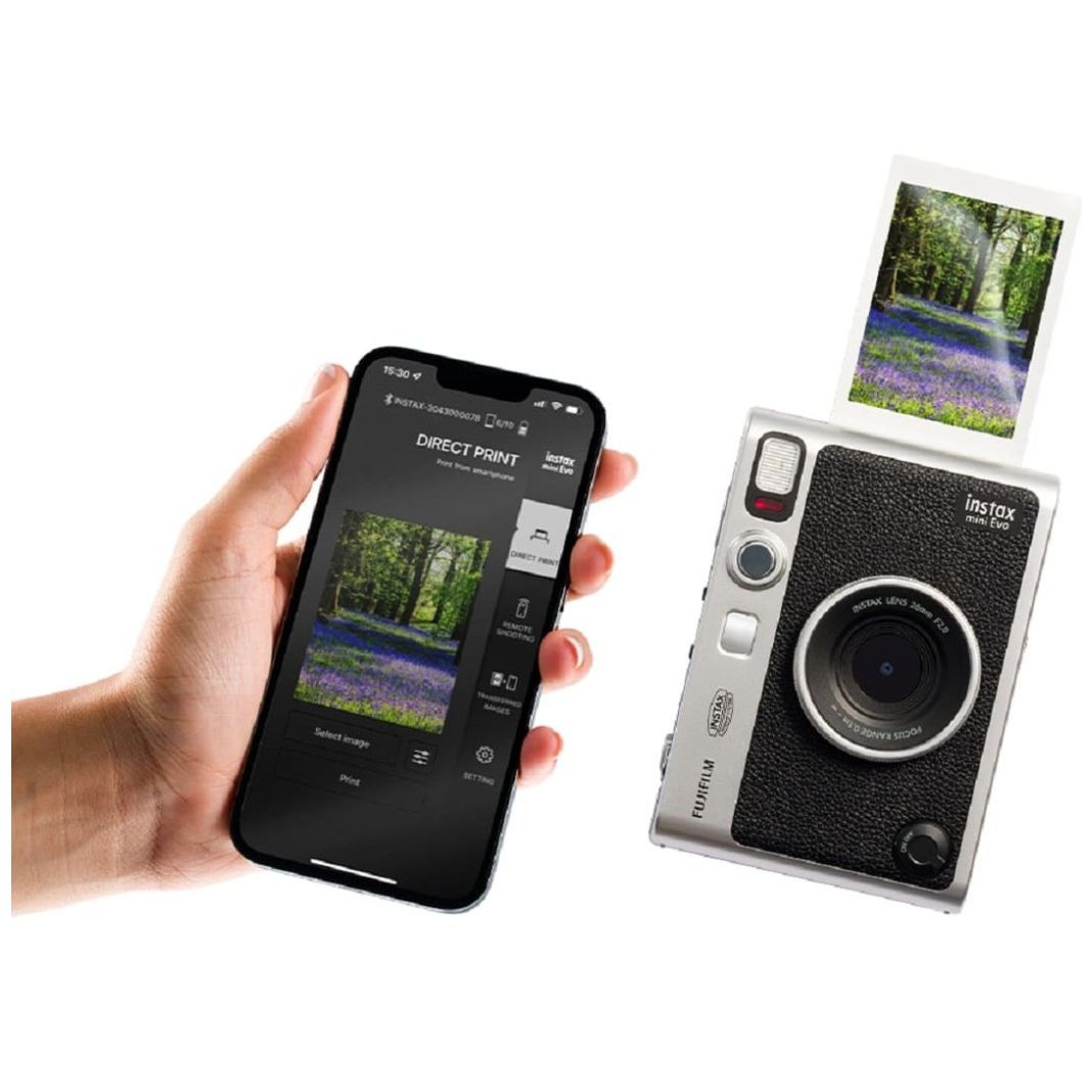 Cámara Fujifilm Instax Mini Evo Negra