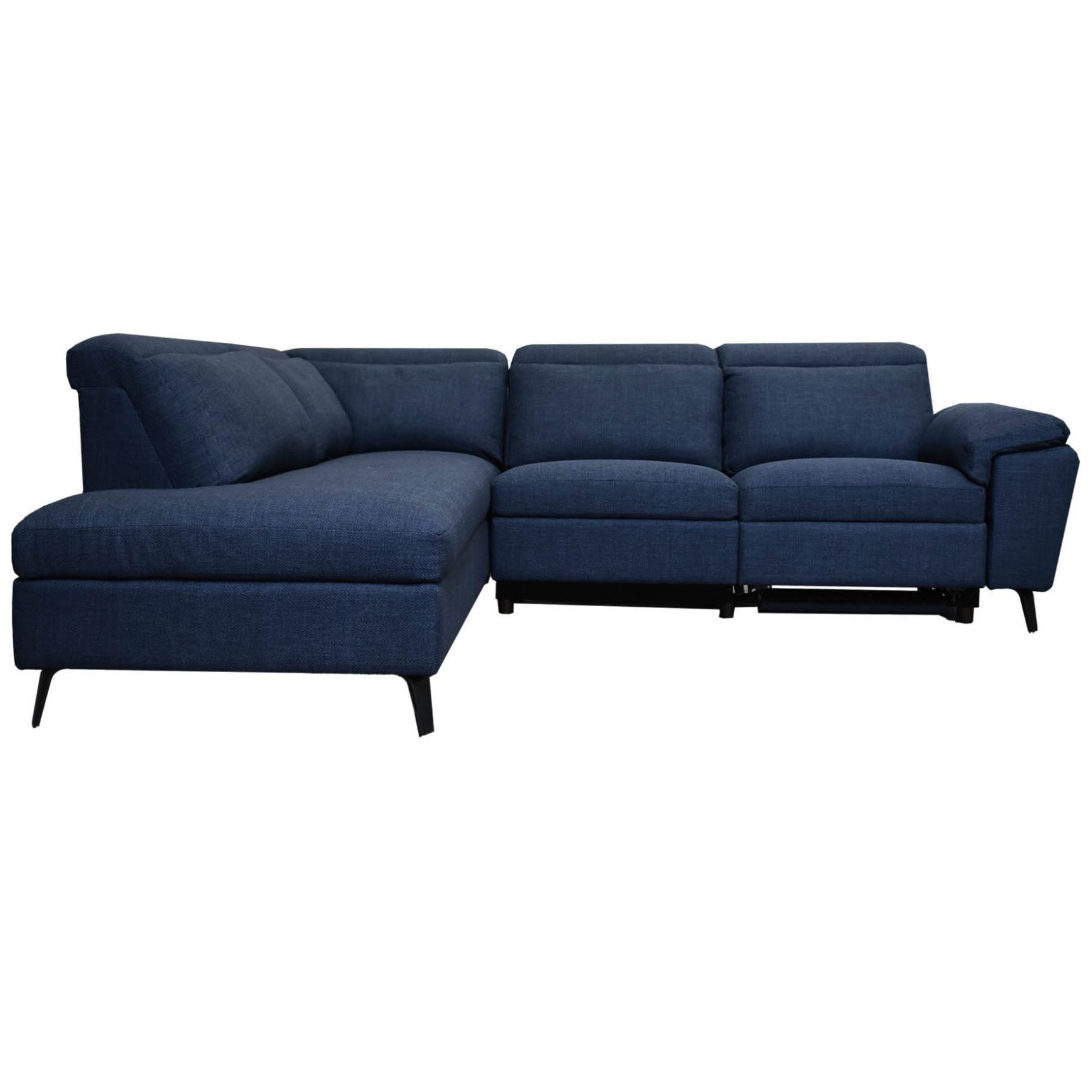 Sala Modular Izquierda Duster Tela Azul Marino Liz