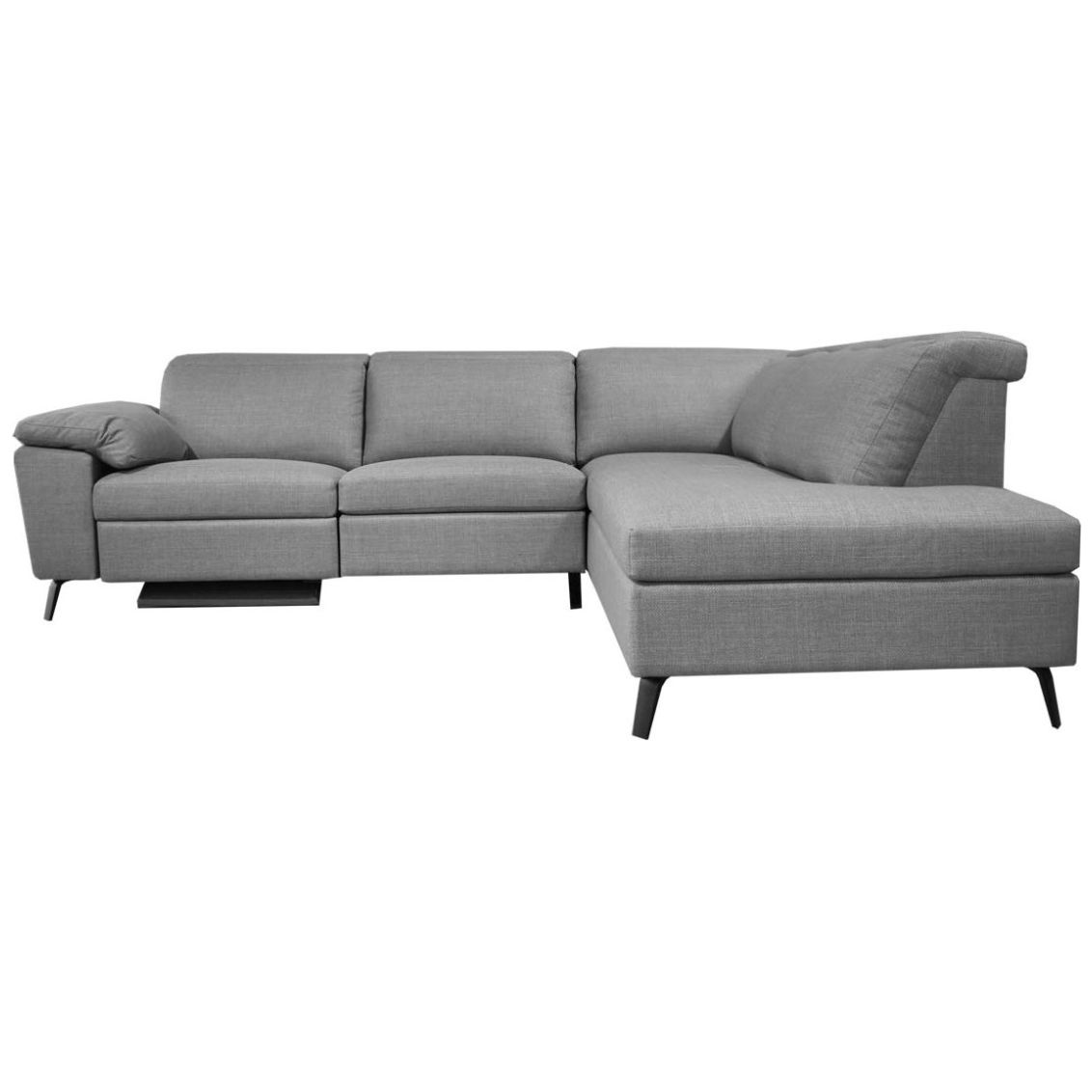 Sala Modular 2 Piezas Derecha Duster Tela Gris Liz