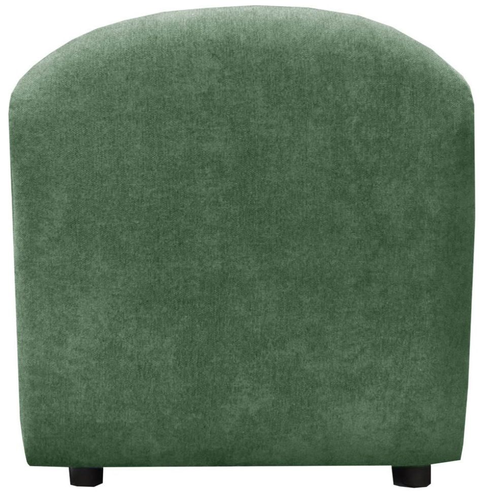 Sillón Individual Verri Sin Brazos Tela Verde Liz