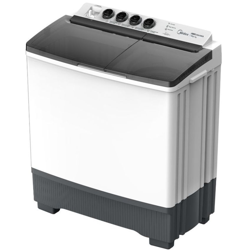 Lavadora Midea Blanca Doble Tina 19Kg Mt100W190