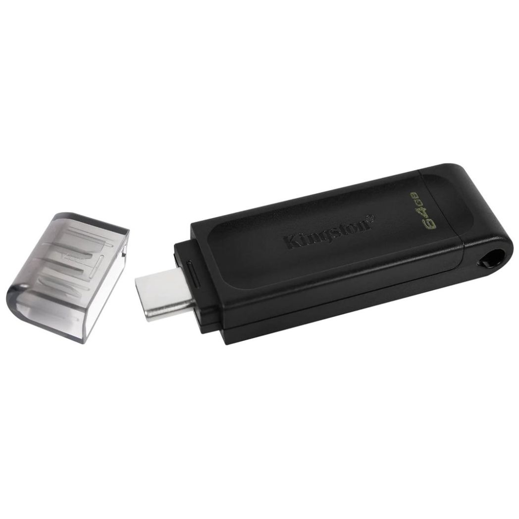 Memoria Usb Kingston 64Gb Tipo C Negra