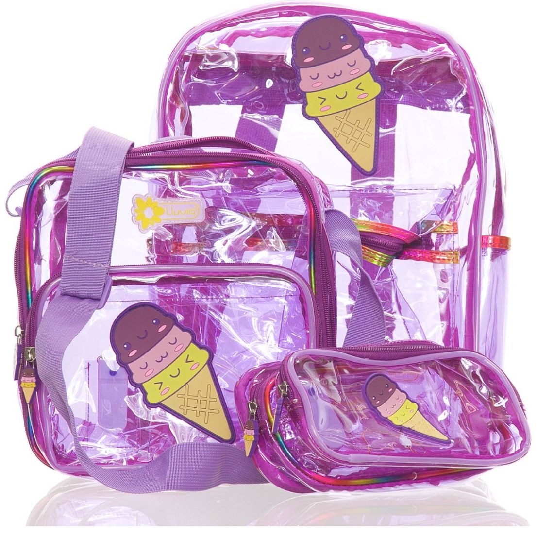 Set de Mochila, Lapicera Y Lonchera Go Fun