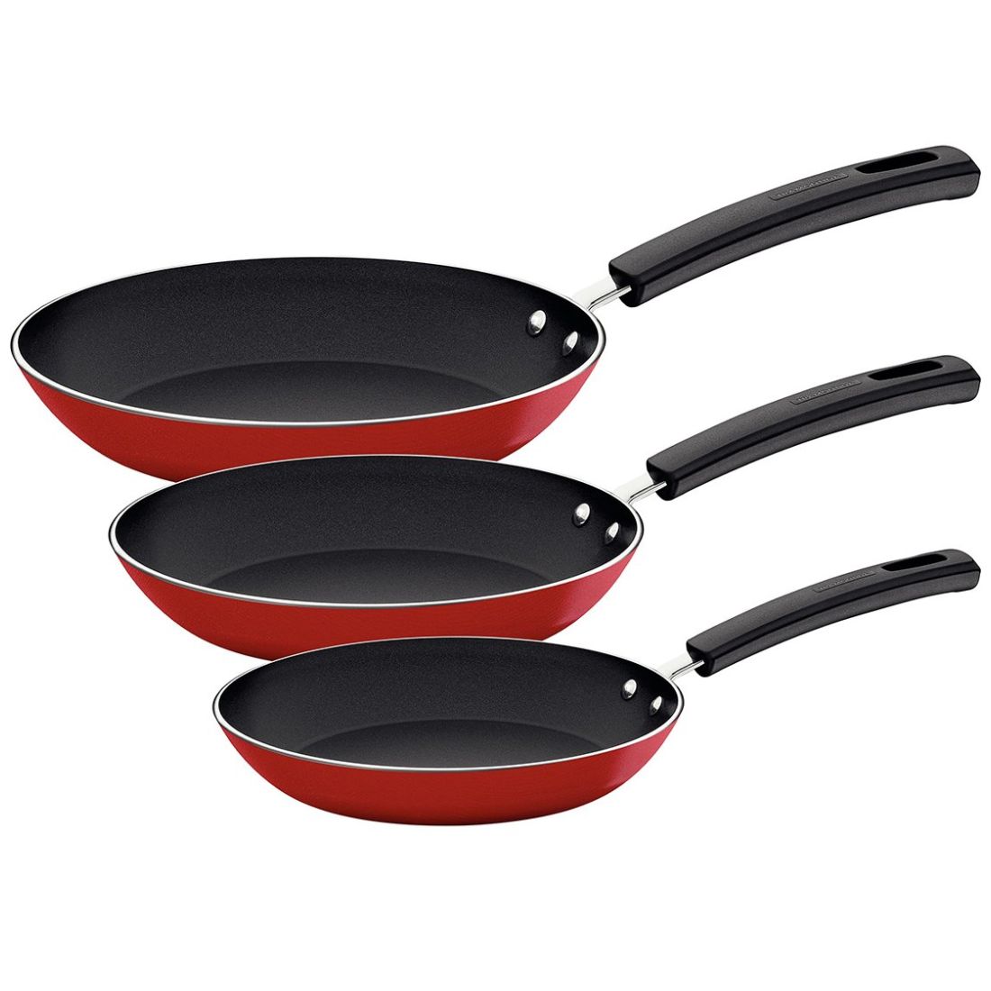 Juego 3 Sartenes Tramontina Ritual Rojo