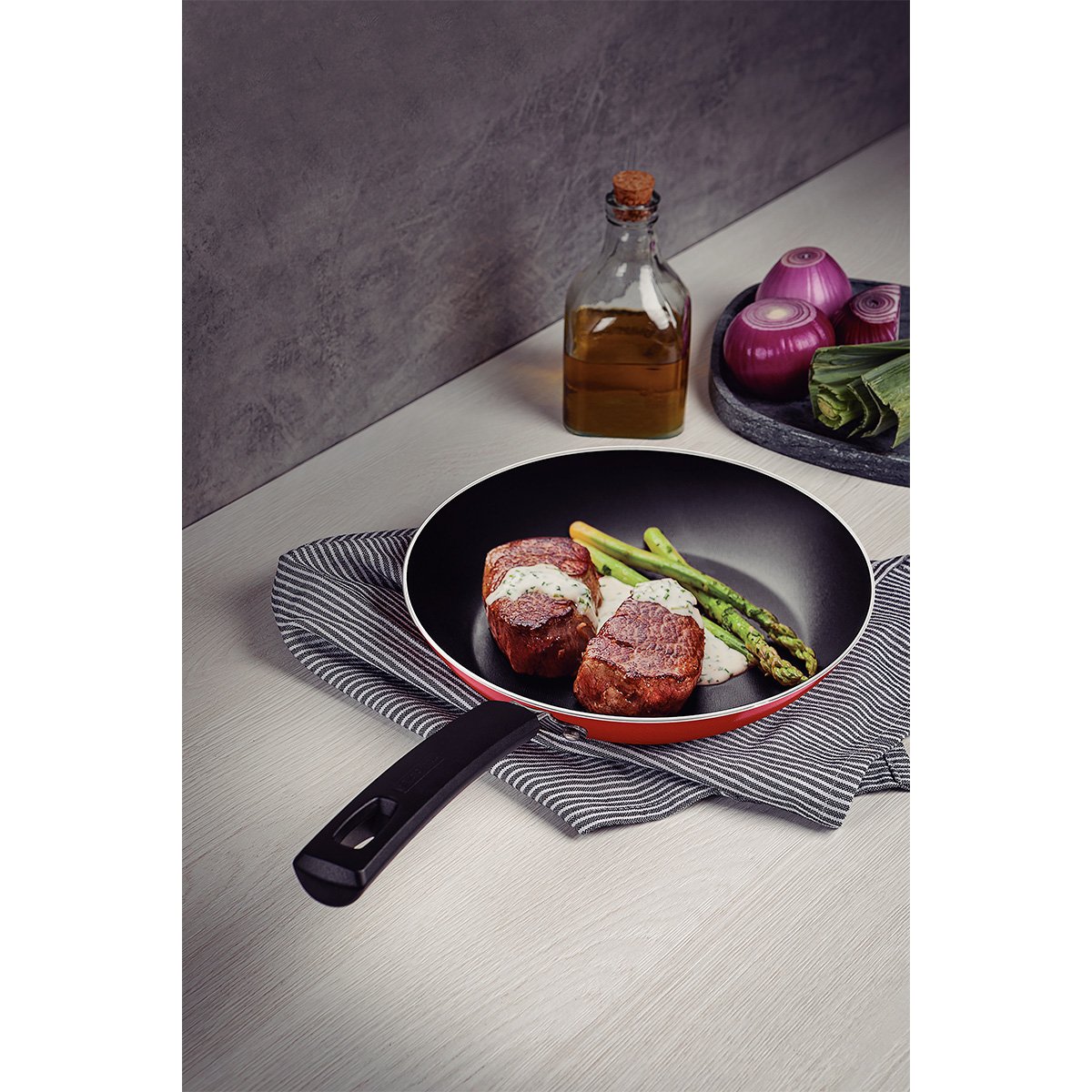 Juego 3 Sartenes Tramontina Ritual Rojo