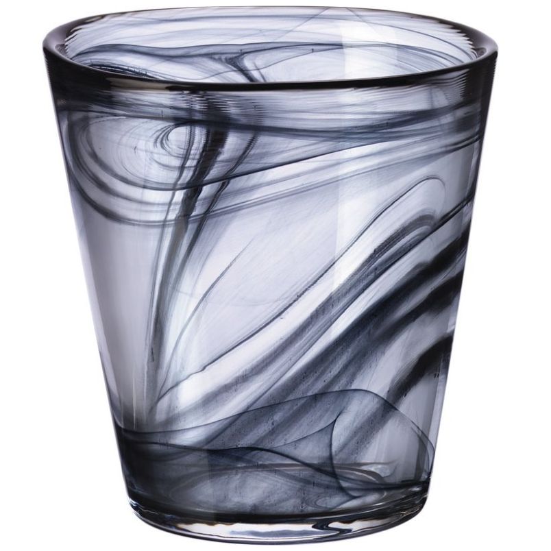 Juego de 6 Vasos Bormioli Acqua Capri Negro